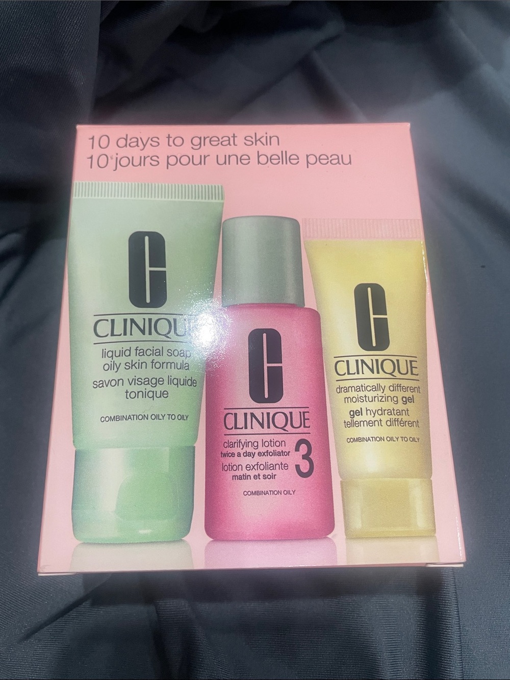 Clinique Trio Cleanser & Exfoliant Set β Green, Pink, Yellow